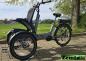 Preview: Elektro Dreirad Zemto-Mover T5, kleine Rikscha, mit Lastenrad Umbau Möglichkeit grün